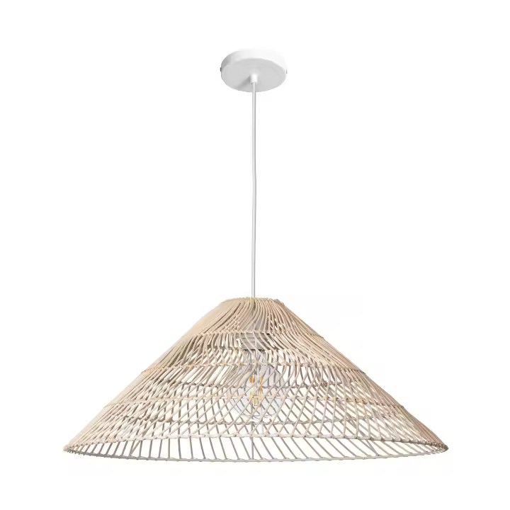 Ledkia Lámpara Colgante Ratán Keops Natural - 1