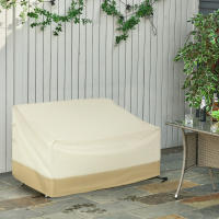 Outsunny Funda Protectora para Banco 2-3 Plaza Cubierta de Muebles Impermeable Exterior Jardín Protección contra Lluvia y Sol 152x87x59/79cm 600D Tela Oxford - details 1