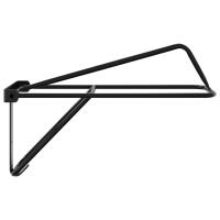 vidaXL Soporte de silla montura de pared plegable hierro negro - details 4