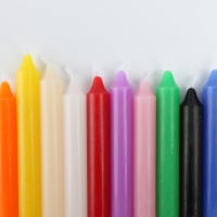 Zimmy - Velas Cilíndricas de Mesa 17.5 cm - 100% Parafina y Mecha de Algodón, Sin Perfume - Variedad de Colores - details 0