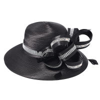 Sombrero Derby Elegante De Navidad Para Mujer Con Plumas Y Diamantes Anversa De Fiesta Casaca De Busto Broche Anversa De Busto - details 3
