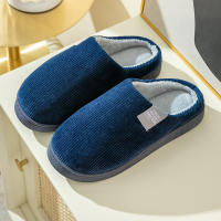 Zapatillas De Peluche Para Hombres Invierno Calor No Eslipes Comodidad Plush Para Interior Y Dormitorio Parejas - details 7