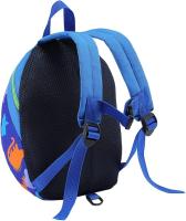 Mochila de dinosaurio para niños y niñas, mochila antipérdida con correa de seguridad de dibujos animados con riendas - details 2