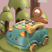Telefono Musical Para Bebés Juguete Educativo De Iluminación Y Sonido Máquina De Historias Y Clima Para Niños Infantes 0-12 Meses Regalo Montessori - details 7