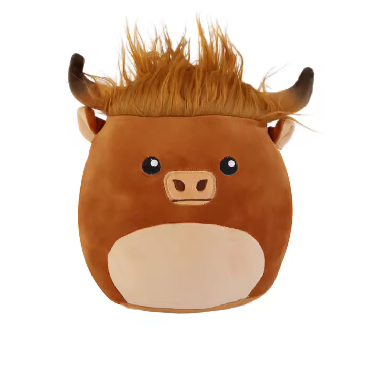 Cojín De Ternera Escocesa De Dibujos Animados Suave Juguete Para Decoración Del Sofa Regalo Para Niños Material De Peluche Relleno De Algodón PP - 1
