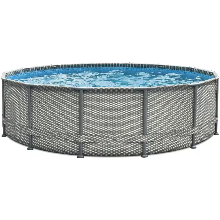 Liner impreso tubular "Elite" para piscina - Ø 4,88 x 1,22 m - con filtración - 1