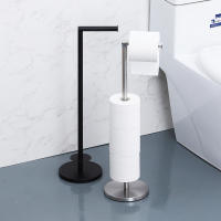 Elegante Estante De Papel Higiénico - Organizador De Almacenamiento De Rollos De Papel Para Hogar Y Hotel Base Pesada Estilo Moderno Y Minimalista Fácil De Montar - details 0