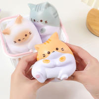 Nueva Juguete De Alivio Del Estrés Para Gatos Bola De Antiestrés SLOW RISING De Dibujos Animados Adorno De Mesa Fabricado En Tela Origen China - details 3