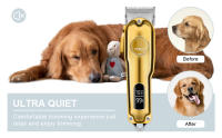 Cortador De Pelo Para Perros Profesional Trimmer De Gato Recargable Máquina De Corte Silenciosa Para Peluquería De Mascotas - details 3