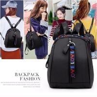 Mochila De Moda Para Mujer Casual Bolso De Hombro Escolar Material Principal Nylon Con Lining De Acrílico Sistema De Porta Cómodo - details 1