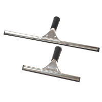 Limpia Vidrio Ventanas Cepillo Limpia Baño Ducha Cuchilla Limpiador Hogar Acero Inoxidable Manija Squeegee Para Limpieza De Baño - details 11