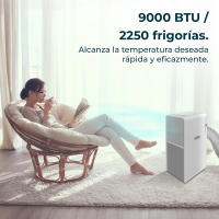 Aire Acondicionado Portátil Cecotec ForceClima 9550 Style – 9000 BTU, Bomba de Calor, Panel Táctil y Mando a Distancia - details 2