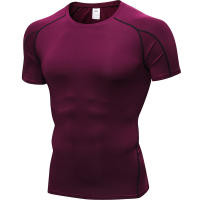 Camiseta Deportiva De Hombre Para Correr Y Fitness Secado Rápido Cuello Redondo Elasticidad Musculación Entrenamiento Deportivo - details 8