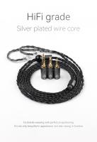 QKZ Q1 MAX Auriculares Con Cable De Audio Mejorado 16 Soportes 352 Núcleos 3en1 Platinado Plateado MMCX QDC KZ C Compatible Con HBB ZXT AS16 pro ZSN pro X - details 1
