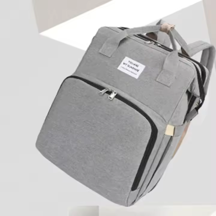 Mochila de Viaje Grande Bolsa de Lactancia Multifunction Ajustable de Lona Ideal para Mujeres - 1