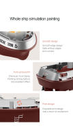 Barco RC ZWN 1/32 Con Luces Motor Potente 2.4G Control Inalámbrico De Longitud Para Niños Y Niñas Regalo Modelo De Tugboat - details 8
