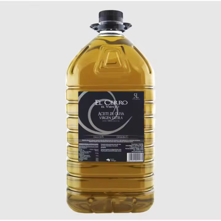 Aceite De Oliva Virgen Extra EL CERRO EL VIENTO 5Litros Garantizado Recién Enlatado 100% Fresco - 1