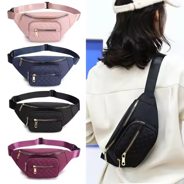Bolsa de pecho Bolsa de cintura Bolsa de hombro ROSA rosa - 1