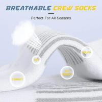 6 Pares De Calcetines Deportivos Para Mujer Y Hombre Talla Grande EUR39-47 Calidad Superior Para Gimnasio Running Baloncesto Fútbol High Tube - details 3