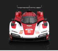 Modelo De Coche Preciso Bruago 1:43 Porsche 963 De Aleación De Fundición a Presión Para Coleccionadores Decoración Regalo Para Hombres Material Metálico Sin Batería - details 8