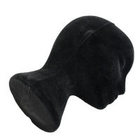 Soporte De Pelo De Espuma Multifuncional Para Mujer Modelo De Cabeza Ligera De Poliestireno Negro Tamaño 53.5cm Maniquí De Cabeza Para Exhibición Y Almacenamiento - details 2