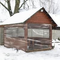 Tarpau De Protección Exterior Resistente Al Sol Y Arañazos Para Invernaderos Y Balcones Impermeable Y Transparente 1 Pieza - details 1