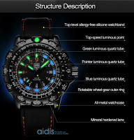 Reloj De Pulsera De Cuarzo Para Hombre Addies Militar Especial Forces Deportivo Al Aire Libre Luminoso Clásico SEAL Ejército Resistente Al Agua Con Luz Trasera Y Correa De Silicona - details 6