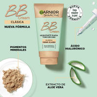 Garnier SkinActive BB Cream Clásica Tono Claro. Hidratante Todo en Uno con Color con SPF15  Ácido Hialuronico,Extracto de Aloe Vera y Pigmentos Minerales,Hidrata, Unifica, Corrige e Ilumina piel- 50ML - details 2