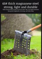 Shovel De Acero Manganés Para Limpieza De Desagües Y Basura Hueca Y Fugas Shovel De Acero Manganés Para Limpieza De Poza - details 5