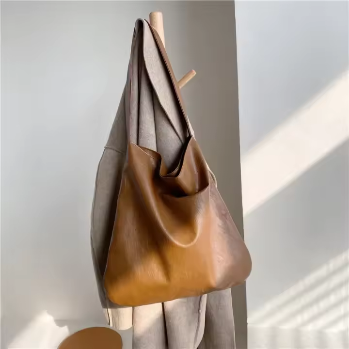 Bolso De Hombro Para Mujer Yogodlns Vintage Gran Capacidad De PU Suave Bolso De Mano Y Bolsa De Armpita Diseñador Bolso De Mujer - 1