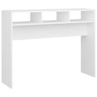 Vidaxl Mesa Consola Madera de Ingeniería 105x30x80 Cm Blanco - details 4