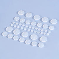 Set De 10 Piezas De Discos De Silicona Médica Para Joyería Tamaños 3/5/7/9MM Anti-Hiperplasia Flexible Para Curación De Perforaciones - details 0