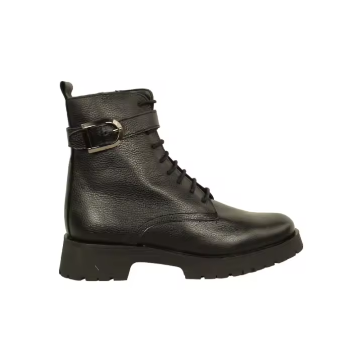 botin cordon con hebilla piso track - 1
