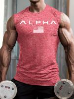 Chaleco Casual Para Hombres Con Estampado De Bandera Americana 2025 Vestido De Cintura Alta Elástico Pezón Redondo Ideal Para Gimnasio - details 20