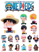 Figura De Acción PVC Q Version De One Piece Luffy Y Roronoa Zoro De Anime Manga Modelo Estatua Colección Juguete Para Niños - details 0