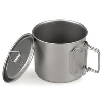Set De Cocina Ultraligero Lixada 300ml/350ml/550ml/650ml Taza De Titanio Con Cuchara Plegable Para Acampar Senderismo Y Escalada - details 6