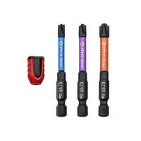 Juego De 4 Piezas De Puntas De Destornillador Eléctrico Con Imán Slotted Cross FPH1 FPH2 FPH3 FPZ1 FPZ2 FPZ3 Multifuncional Antideslizante De Acero De Aluminio - details 2