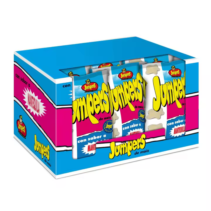 APEX -  JUMPERS - Sabor Mantequilla Bolsa 90gr - Caja 12 - 1