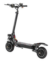 Scooter eléctrico plegable Halo Knight T104, Motor 1000W*2, Batería 52V 21Ah, velocidad máxima 65 km/h, alcance 45 km, IPX4, neumáticos off-road 10 pulgadas, freno de disco, ideal para el uso diario en la ciudad y actividades al aire libre - details 15