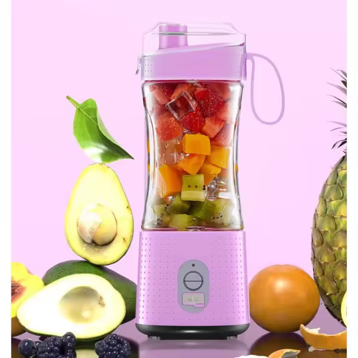 Mini exprimidor eléctrico portátil, procesador de frutas, Pequeño exprimidor doméstico - 1