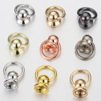 20 Piezas De Metal Con Anillo O Y Tornillos Redondos Para Manualidades Y Decoración De Fundas De Teléfono Accesorios De Joyería - details 0