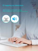 Teclado Inalámbrico Bluetooth Para Tablet Android iOS Windows Con Iluminación RGB Teclado Y Ratón Compatible Con iPad Y Teléfono - details 6