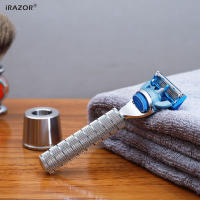 iRAZOR Fusion Afeitadora Manual De 5 Capas Para Barba Y Cabello De Hombre Herramientas De Aseo Desmontables Y Lavables - details 3