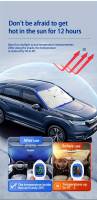 Parabrisas De Coche Con Asa Rotativa De 360° Y Flexible Para Verano Bloquea Los Rayos UV Material De Poliéster Grueso - details 11