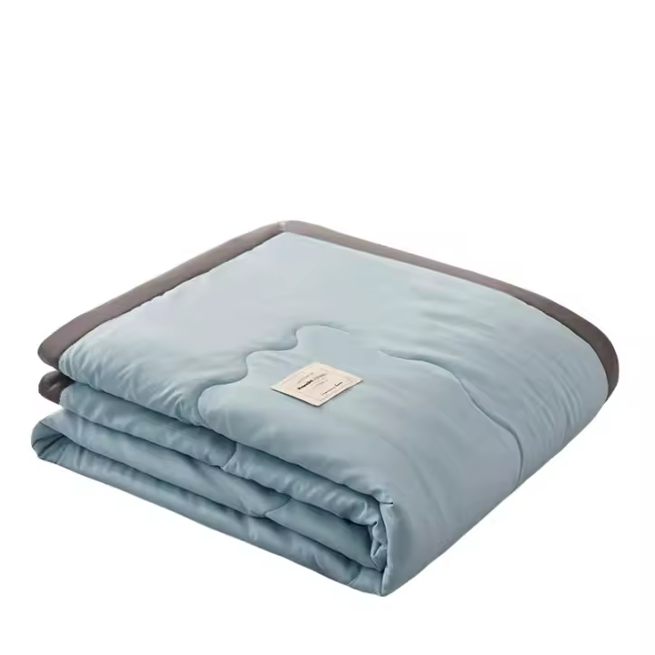 Edredón De Verano Fresco Y Limpio Con Rociador De Agua Algodón Para Aire Acondicionado Máquina Lavable Para Dormitorio Individual - 1