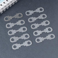 10Pcs Filtro De Cobre Para Automóvil 30A-150A 32VDC Hoja De Fusible De Zinc Plana Pequeña Para Insertar En Agujeros Redondos Piezas De Auto - details 0
