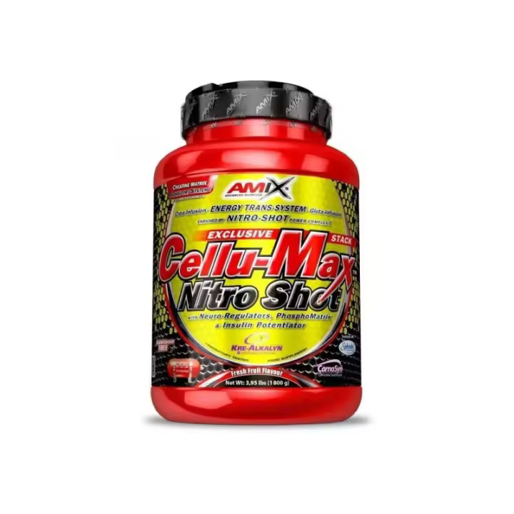 CelluMax  Fórmula Avanzada de Voluminización Celular con Creatina, Glutamina, BCAA’s y Carbohidratos AMIX™ - 1