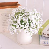Flores Artificiales De BabyBreath Blancas Plantas Falsas Gypsophila Para Arreglo De Boda Decoración De Habitaciones Y Casas - details 5