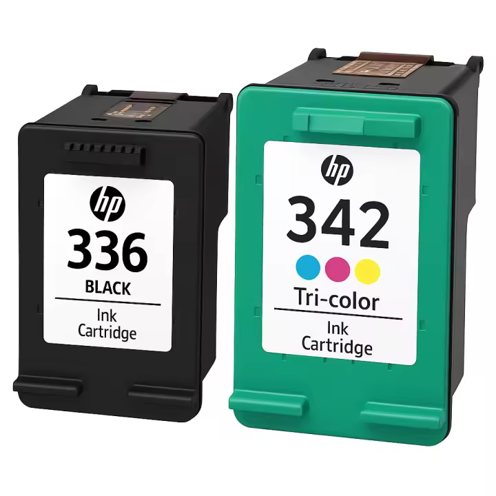 cartucho de tinta 336XL 342XL  negro-tricolor alta capacidad ,compatibles con HP 336 XL 342 XL para HP Deskjet 5420 Officejet 6310 6318 Photosmart 2570 2575 C3140 C3150 C3170 C3180 C4100 C4140 PSC 1507 (1 Negro 1 Tricolor) Visita la tienda - 1