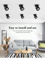 Luz De Techo LED Dimmable Tricolor Para Interiores 220V Decoración Para Cocina Pasillo Sala De Estar Luz Spot LED De Alta Potencia - details 16